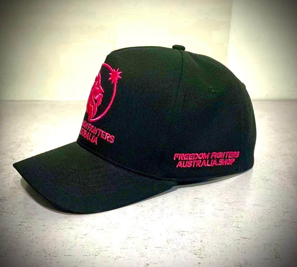 Freedom fighter Australia cap 3D embroidery