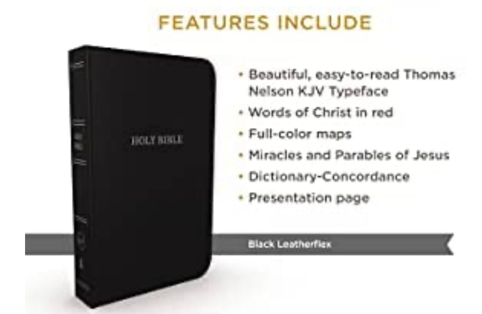 KJV Gift And Award Bible Red Letter Edition [Black]: Holy Bible, King James Version